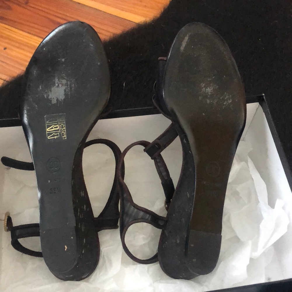 Chanel Sandals! Maybe worn once! - Picture 5 of 5